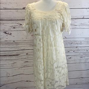 Ivory lace dress by Truly